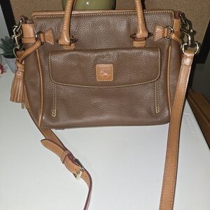 Dooney & Bourke Leather With Adjustable Crossbody Strap